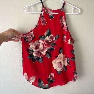 Abercrombie Floral Halter Top